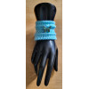 Crocheted Wrist Band - Spearmint blue